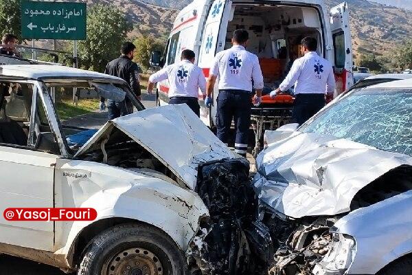 یاسوج فوری: تصادف مرگبار در جاده امامزاده محمود سرفاریابرئیس اورژانس ۱۱۵ کهگیلویه و بویراحمد اعلام کرد:🔹تصادف یک دستگاه وانت بار و پ