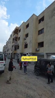 גג הבניין שהיה מטרה של המל"ט הישראלי בנבטים, שכונת האוניברסיטה