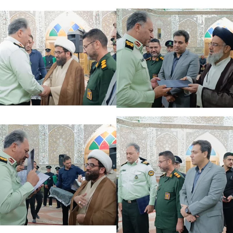 کانال خبری نطنز: 📍طی حکمی از سوی حجت‌الاسلام علیرضایی تولیت آستان مقدس آقاعلی عباس و شاهزاده محمد ( ع) سردار حسنوند فرمانده انتظامی استان