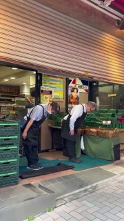 This old supermarket in Japan was founded in 1951 and is closing after 75 years because the building has deteriorated.