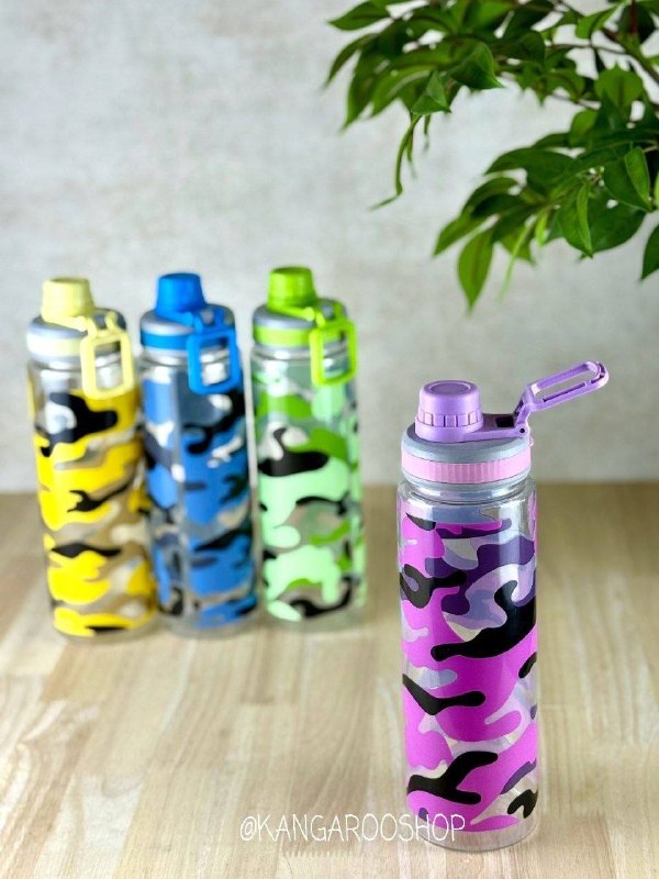 Kangarooshop: ⭐️ قمقمه چاپدار ارتشی کد ۹۸۰ 🌸ابعاد : ۷.۵*۷*cm۲۵.۵🌸بدون اب ریز 🌸 دارای رنگ بندی 🌸📦 ۴۸عدد🌸قیمت : ۳۱۵/۰۰۰ ت 🆔كانال فروشگاه