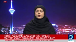 זיינב ויראני מ-Press TV אומרת כי גל ההפגנות הגובר באירופה נגד עליית יוקר המחיה משקף את ההשלכות הכלכליות של…