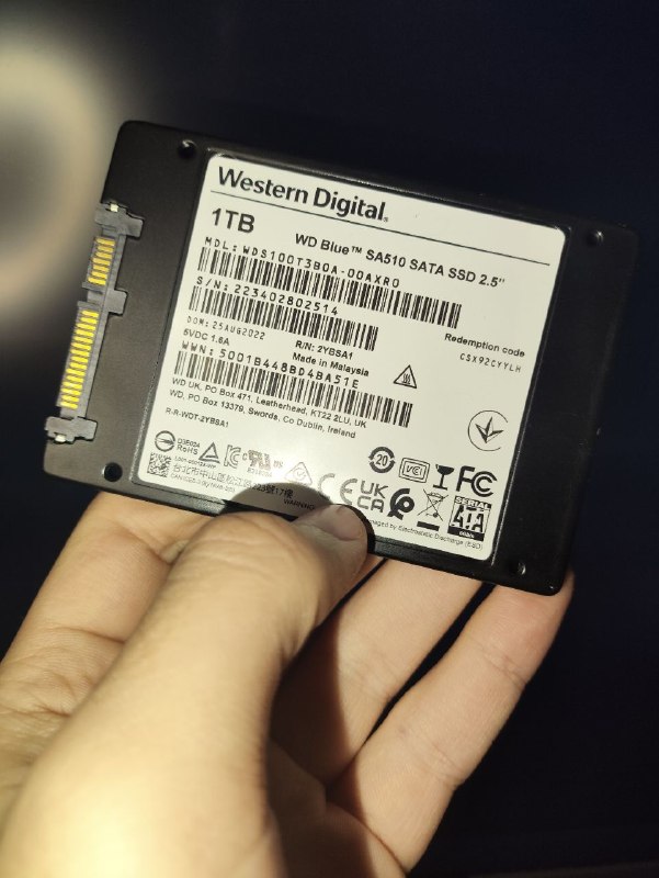 Продам sata диск на 1тб, хороший вариант для апгрейда ПК! Низкая цена за 270💥 (уместен торг) — фото 1