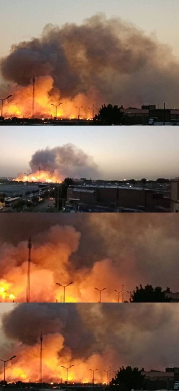 שריפה בקראג': 4 צוותי כיבוי פועלים באזור חקלאי