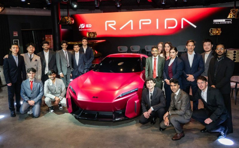 Европейский институт дизайна IED в Турине представил концепт-кар Vision Rapida