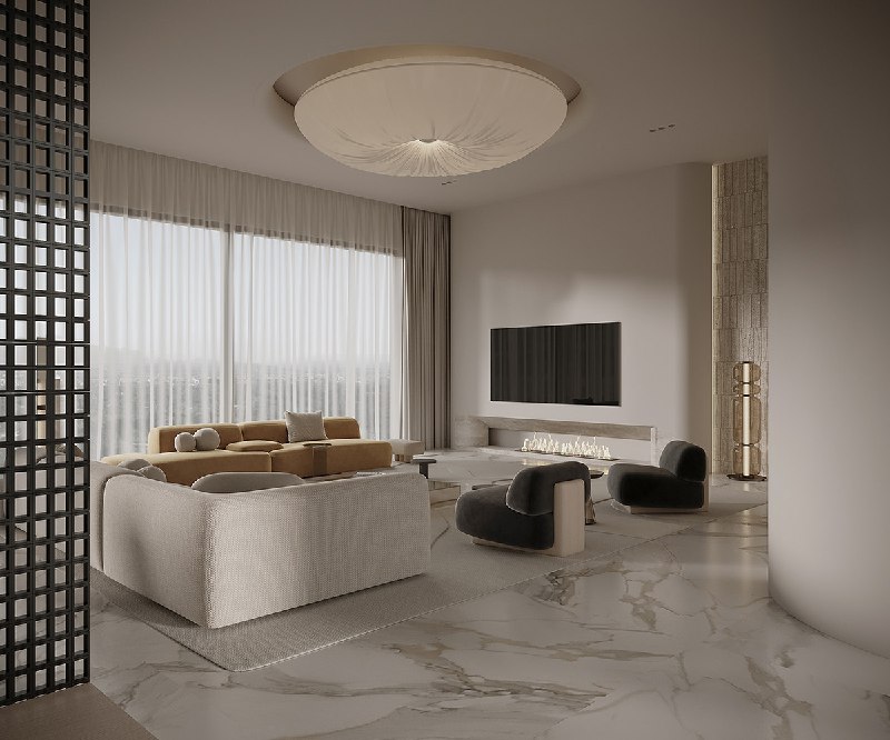 Попадая в этот интерьер, погружаешься в атмосферу тихой роскоши это тонкость и изысканность, где меньше значит больше. Нейтральные тона и естествен... - изображение 4 - атмосферу, попадая, этот