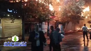 🎦 שריפה רחבה במספר חנויות בגורגן