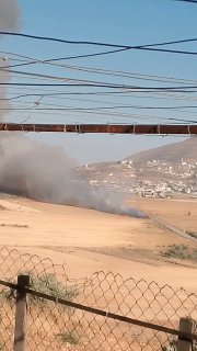 תיעוד: מתנחל מצית אש במישור הכפר סאלם, ממזרח לשכם