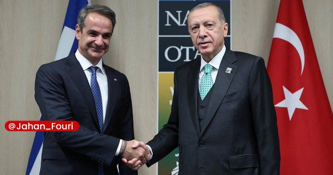 جهان بین‌الملل فوری🌍: یونان: با ترکیه در زمینه حدود مناطق در دریای اژه و شرق مدیترانه اختلاف داریمکریاکوس میتسوتاکیس، نخست‌وزیر یونان گفت:🔹آتن