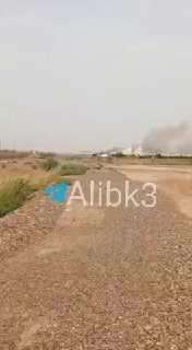 פיצוץ: ערימת ציוד במחנה טאג'י בבירת עיראק, בגדד