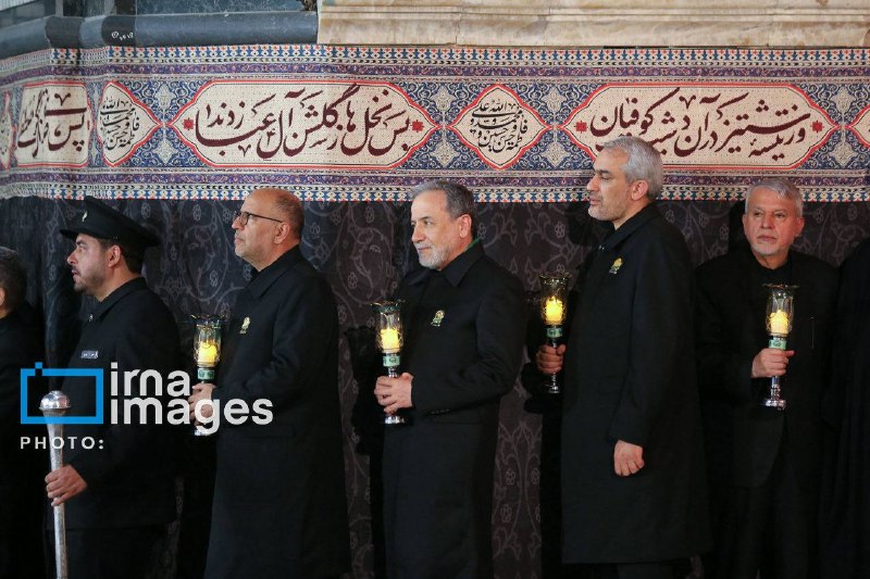 📸 נוכחותם של Iraqchi, Madnizadeh ו-Salehiyamiri בדרשה בליל מות הקדושים של האימאם רזה (א.ס.)