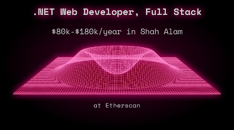 .NET Web Developer, Full Stack $72k - $90k in Shah Alam at Etherscan