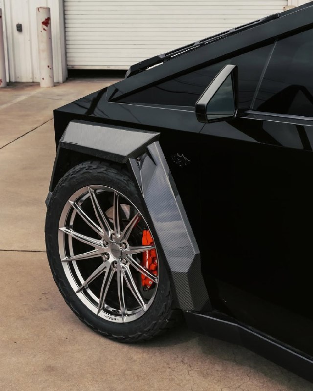 Tesla CyberTruck on Vossen HFX-2 (6-Lug) Wheels 5
