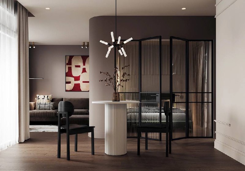 Уютный проект квартиры 40 кв.м. в ЖК Черная речка г.Санкт-Петербург. Что скажете? Дизайнер Александра Слабова Весь интерьер смотрите на здесь - изображение 1 - уютный, проект, квартиры