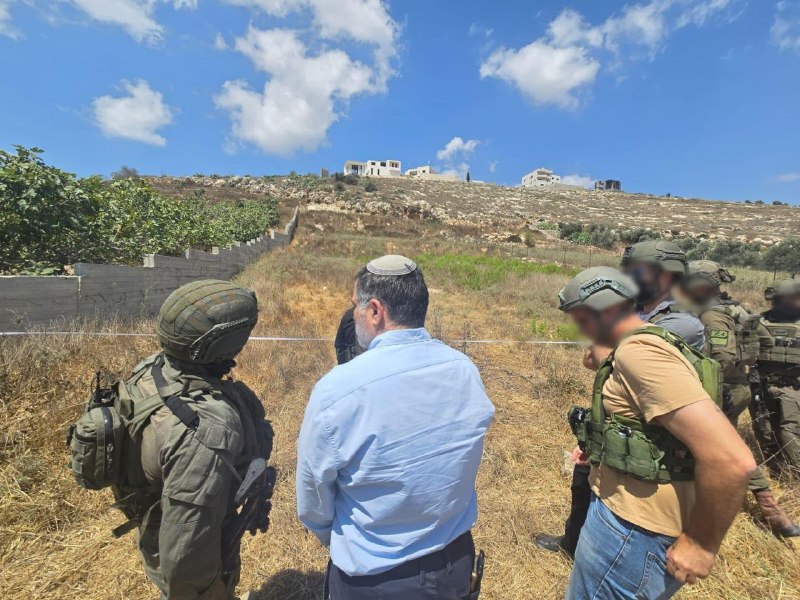 ראש השב"כ דוד זיני בזירת הפיגוע