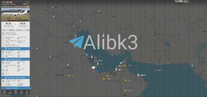 اخبار جنگ | خبرهای فوری و مهم 🔖: ‏✅ هواپیمای هشدار زودهنگام E-3G آمریکا در نزدیکی تنگه هرمز، سیگنال اضطراری با کد ۷۷۰۰ فرستاد و هم‌زمان دستگاه‌های فرستند
