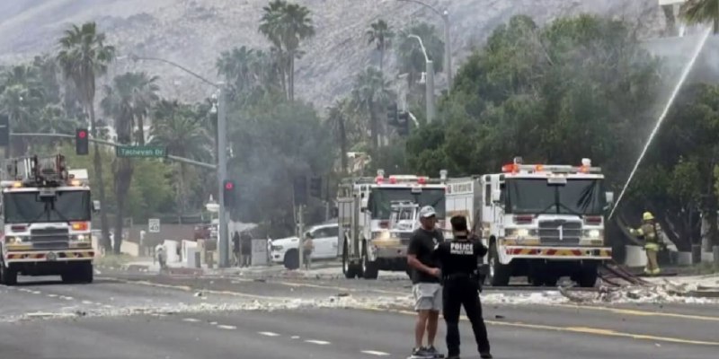 FBI: Palm Springs car explosion was 'an intentional act of terrorism'