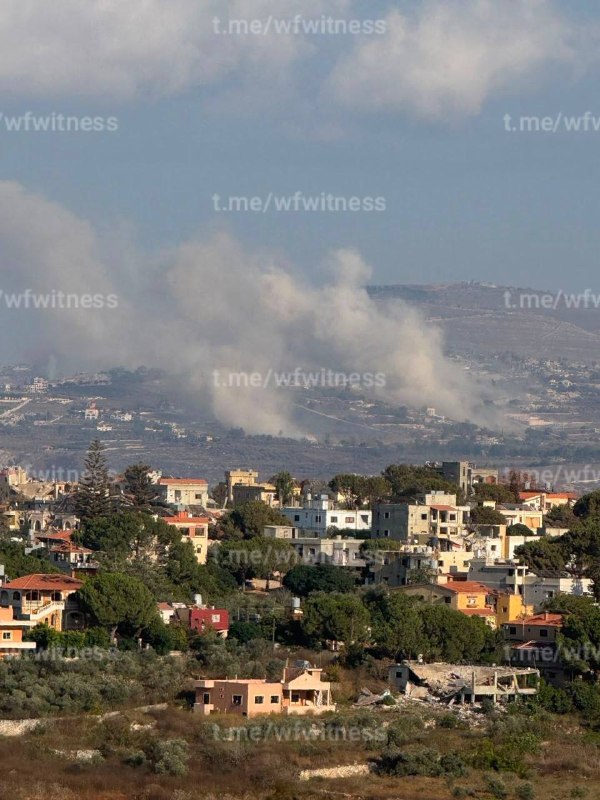 ️🇱🇧🇮🇱 שלוש פיצוץ ישראלי רצוף בעיירה הלבנונית הכבושה טייבה, דרום לבנון.