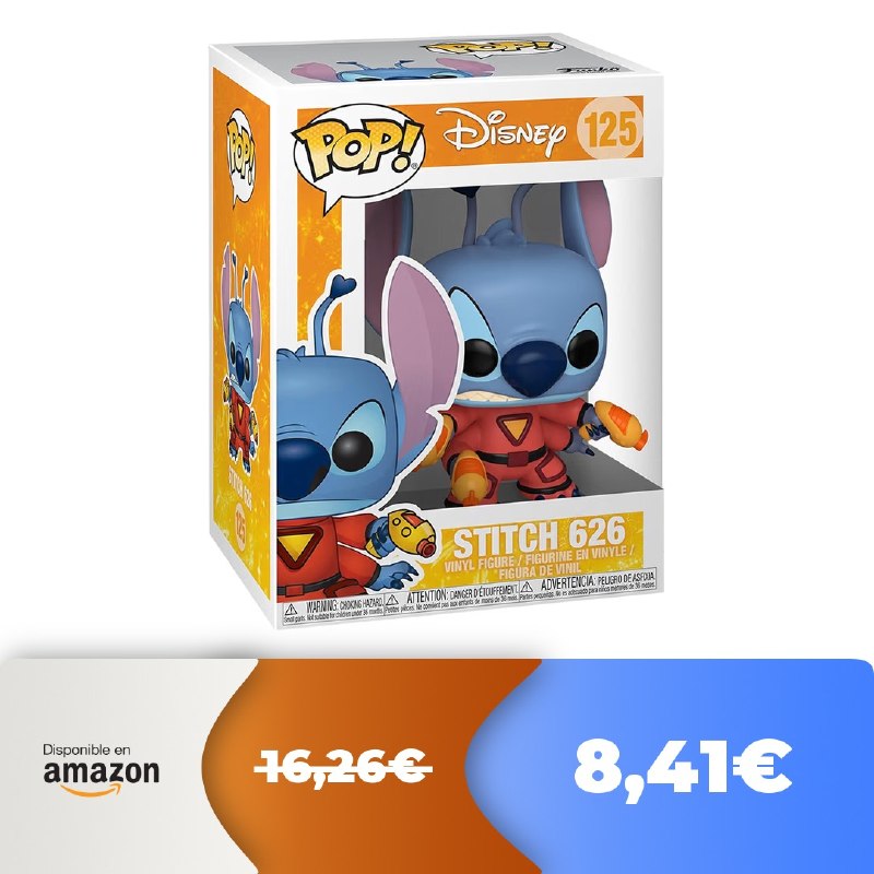 🔥 Funko ¡Pop! Vinilo: Figura Disney Lilo y Stitch 626  🤯 -48%! MEGAprecio! 🔎Jugu