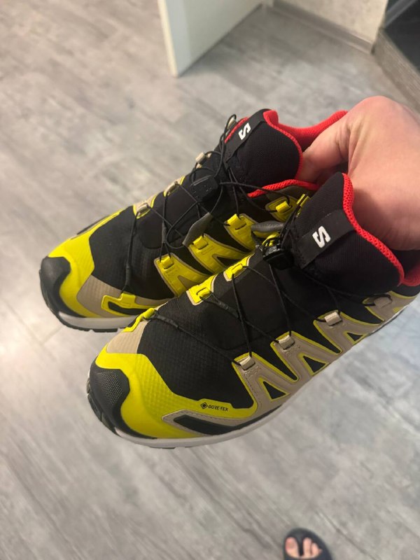 Ботинки Salomon. подошва contagrip. Не подошел размер. Размер ботинок 45 1/3. цена 300 лар. Пробег о — фото 1