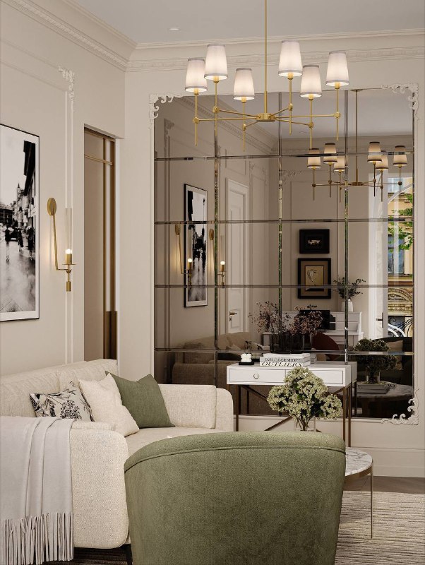 Заказчики купили эту квартиру из-за вида из окна, французского балкона, ну и потому что влюбились в атмосферу старого фонда времен Сталинского ампи... - изображение 6 - заказчики, купили, эту