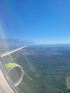 Пожары в Ногинске и Электростали, вид с самолета. Фото прислано через личные сообщения.