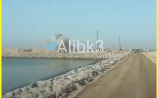 מזל"ט לא מזוהה התרסק בנמל אל-פאו בעיראק בנפת בצרה