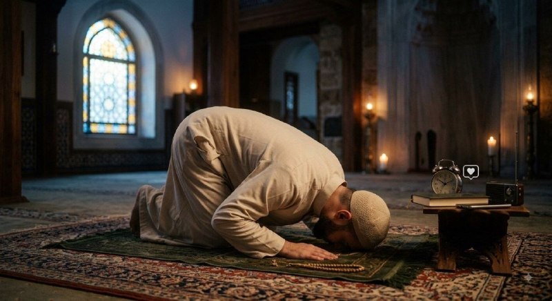 ئیسلام ژیانە: #تلنگرمؤذن اذان می‌گوید،موبایل اذان می‌گوید،تلویزیون اذان می‌گوید؛اما با این همه، باز هم در نماز تأخیر می‌کنیم!از کسی پر