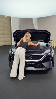 Mazda CX-6e💜 Переосмысленный дизайн, улучшенная аэродинамика, багажник объемом 