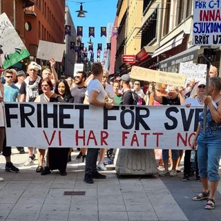 Sverige protesterar emot Corona-restriktionerna! Telegram Group Link