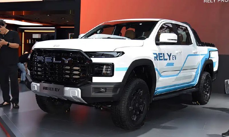 Chery представила электрический пикап с рамной конструкцией