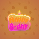 B-Day Candle #106