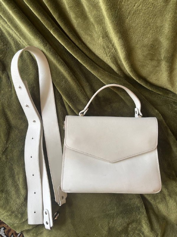 Кожаная сумка, очень крепкая, 5 отсеков! — фото 1