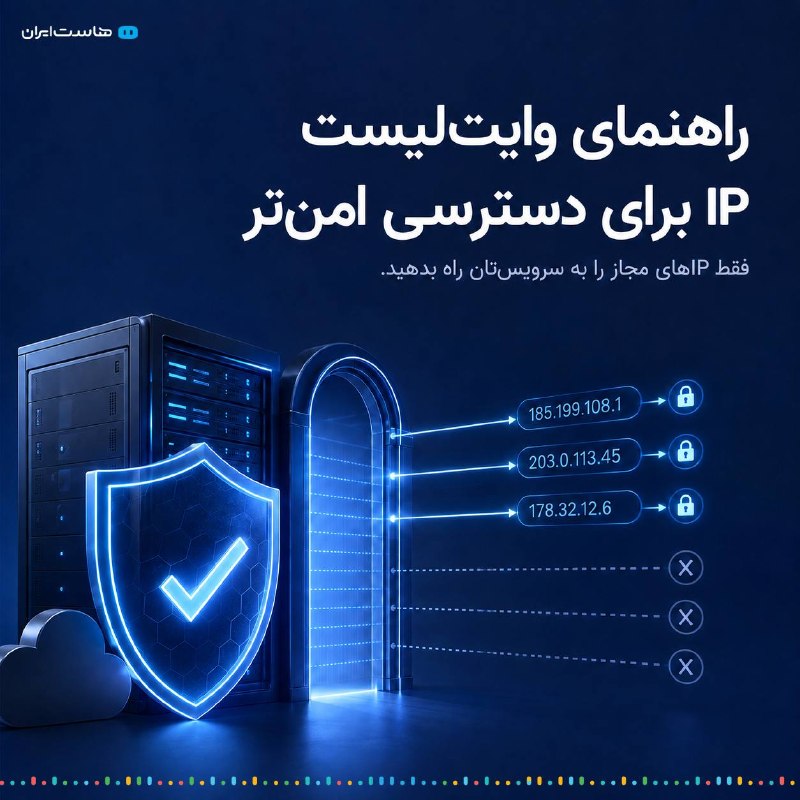 Hostiran | هاست ایران: 🔐 هر کسی نباید به سرور شما دسترسی داشته باشد.یکی از روش‌های ساده‌تر برای افزایش کنترل دسترسی، استفاده از وایت‌لیست IP اس
