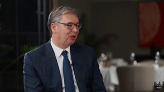 The Serbian Vucic:.