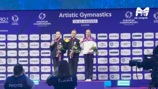 Наша звёздочка спортивной гимнастики Ангелина Мельникова взяла первое золото на Чемпионате Европы! Она набрала 55.932 балла. Для Гели это (!) пятый титул чемпионки Европы. До этого она выигрывала их в 2016, 2017, 2018, 2021 и 2026 годах.Также отличилась и 