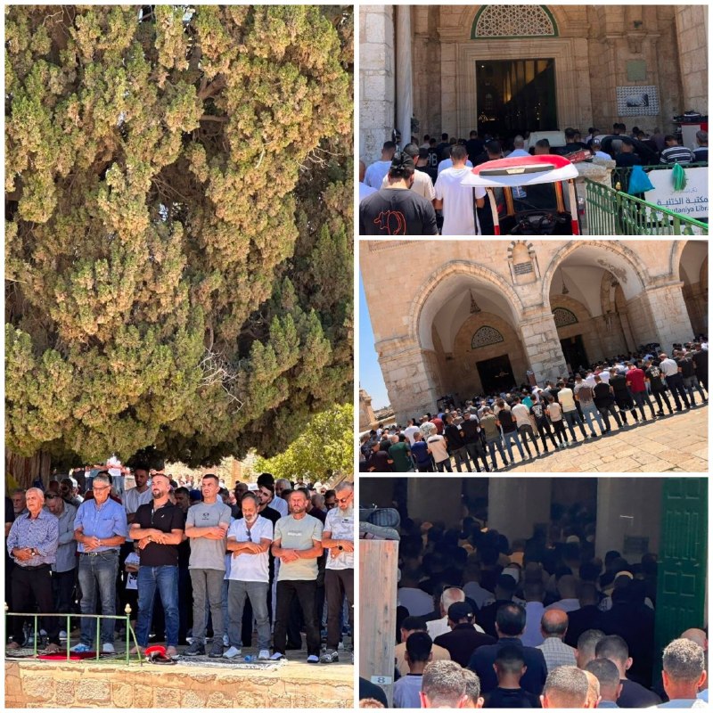 יותר מ-70 אלף מתפללים ערכו היום תפילת יום שישי במסגד אל-אקצא.
