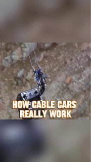 Ever wonder how cable cars DON’T fallScience and facts💡