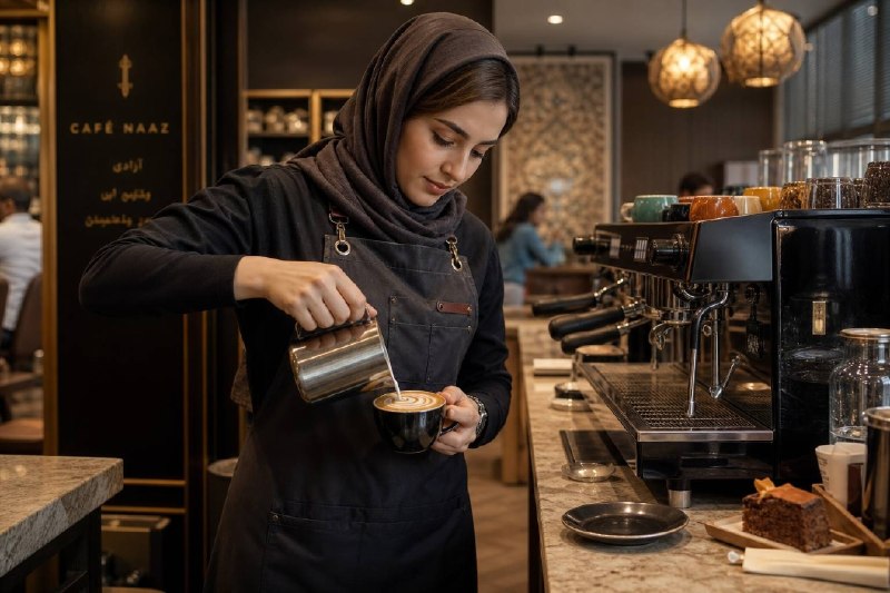 نیازمندیهای تاررود: ☕ استخدام باریستا (خانم)🔹 یک مجموعه واقع در «کمرد» جهت تکمیل کادر خود از باریستاهای ماهر دعوت به همکاری مینماید:✅ شرایط