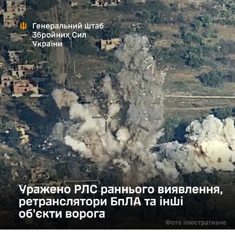 Уражено РЛС у Криму, ретранслятори «Гераней» та базу запуску БПЛА