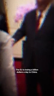 Europe's trade deficit with China now stands at about one billion euros per day.