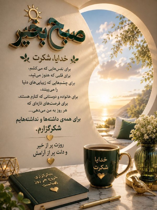 💕شعر و زندگی💕: خدایا شکرت... 🙏🌿🌼🌿‎‌‌‌‌‌‌‌Join🔜👇@sherOzendagi