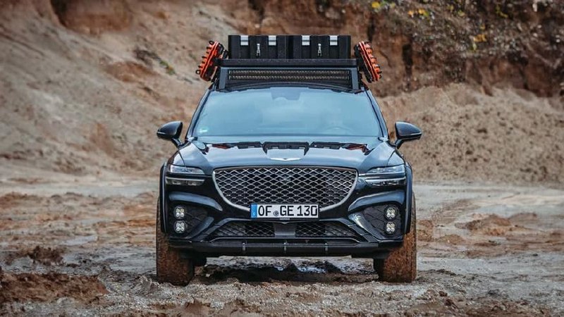Из роскошного кроссовера Genesis GV70 сделали экспедиционный внедорожник 3