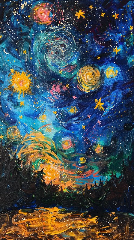 做了一套特喜欢的星空壁纸 🌌做了一套特喜欢的星空壁纸 🌌