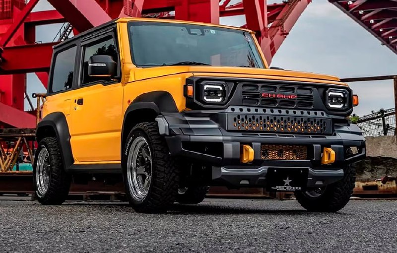 Suzuki Jimny получил тюнинг-комплект в стиле Toyota Hilux Champ