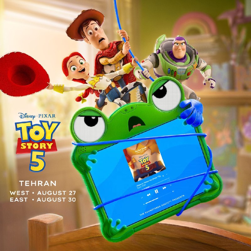 HollywooDi_A | هالیوودیا: 🚨| اکران سینمایی انیمیشن Toy Story 5 نسخه دیجیتالی 4K در غرب و شرق تهران🌟صدای دالبی | زبان اصلی | زیرنویس فارسی ◀️ غرب ت