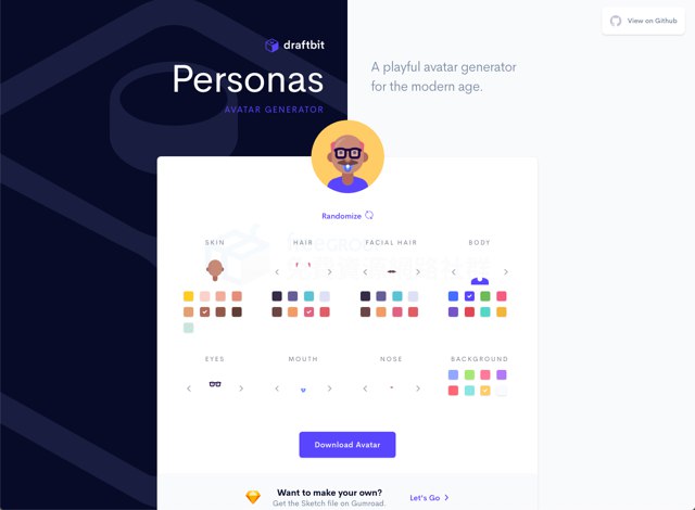 Personas 個性化大頭貼產生器，可製作專屬於你的俏皮卡通化人物頭像