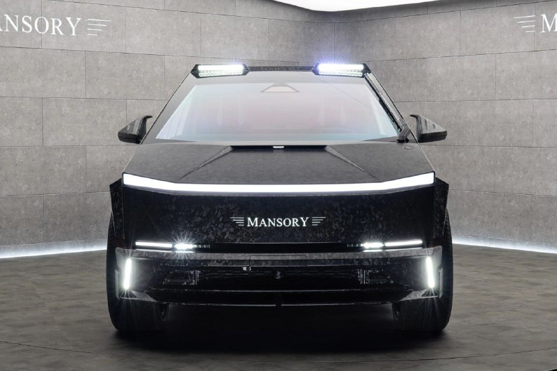 Немецкое ателье Mansory представило свой первый тюнинг Tesla CybertruckВ состав 