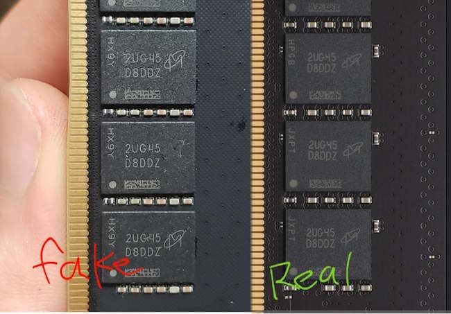 شهر سخت افزار: ⚠️تقلب باورنکردنی در رمهای DDR5 که قابل تشخیص نیست!💾 یک خریدار یک ماژول 32 گیگابایتی Kingston FURY Beast DDR5-5600 خرید
