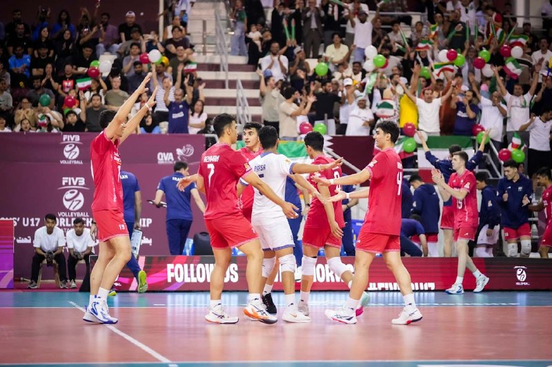 🏐 جهان والیبال 🏐: 🌐 مرحله نیمهنهایی قهرمانی زیر 17 سال جهان 2026 | آبی آسمانی پوشان آرژانتین مقهور قدرت شیر بچههای ایرانی؛ ایران حریف فر
